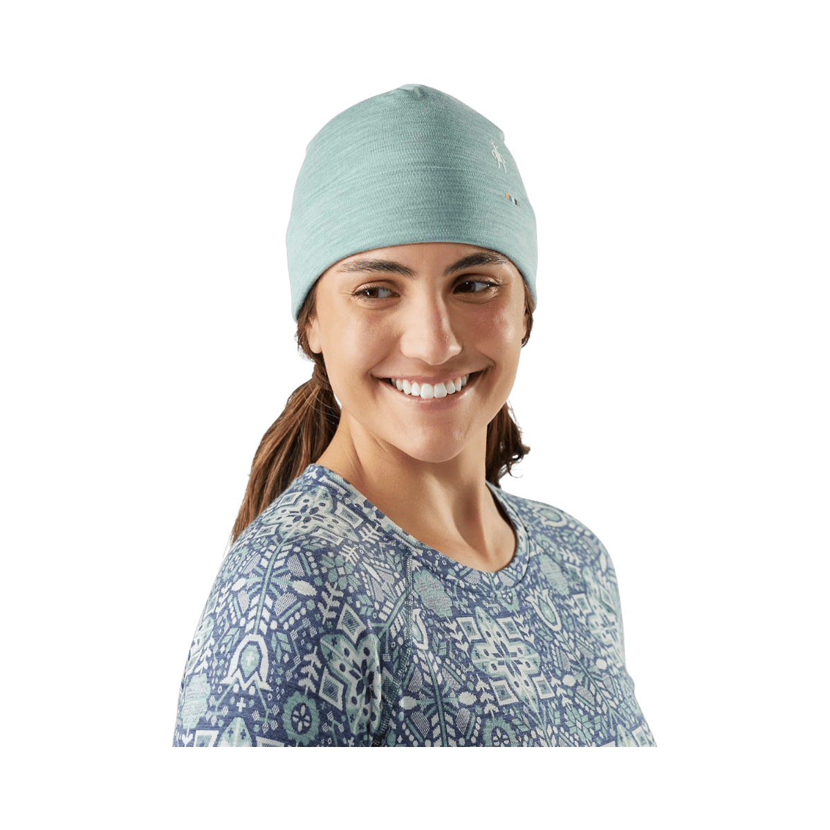 SMARTWOOL THERMAL MERINO CUFFED BEANIE ARCTIC GREEN
