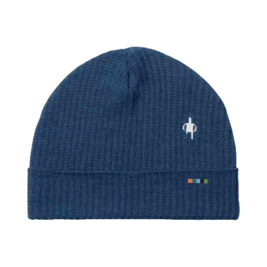 SMARTWOOL THERMAL MERINO RIB BEANIE NIGHTFALL BLUE HEATHER
