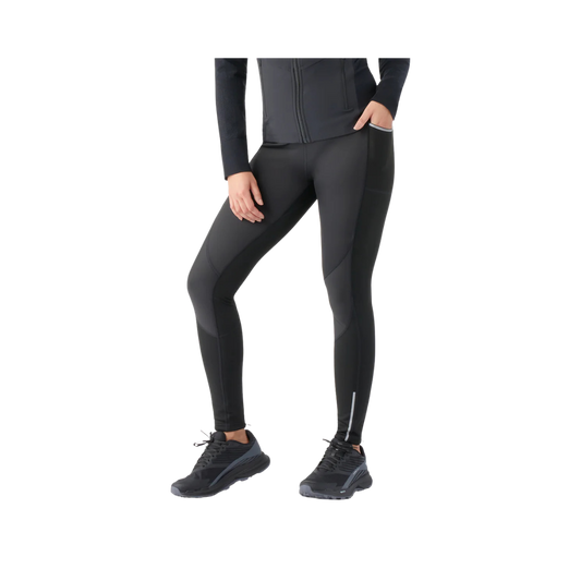 SMARTWOOL W ACTIVE FLEECE WIND TIGHT BLACK