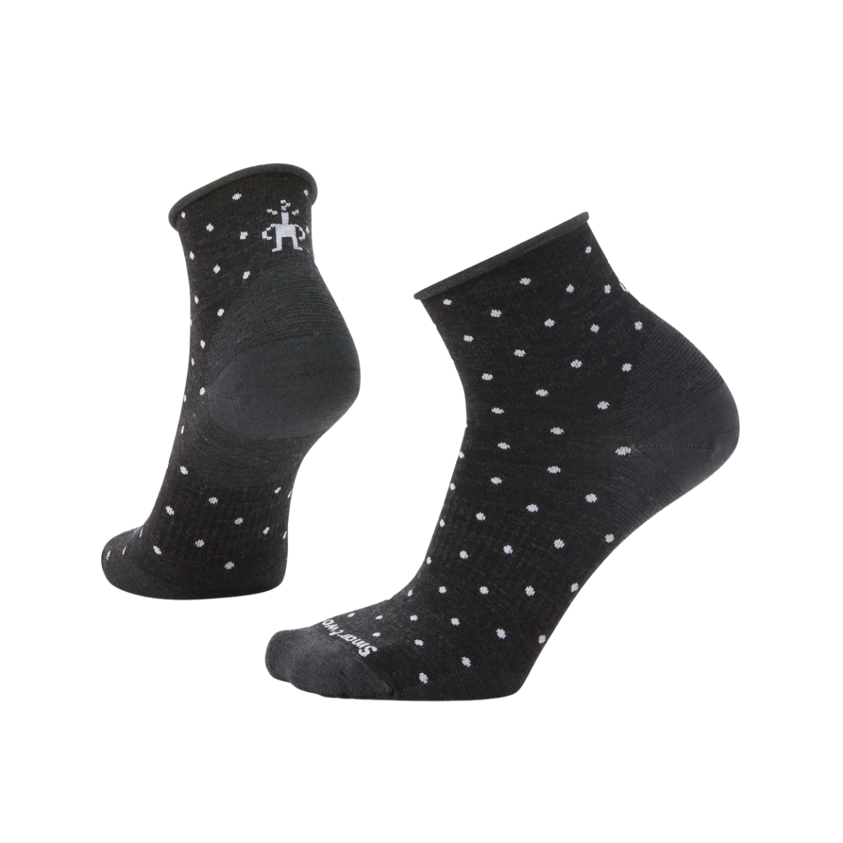 SMARTWOOL W EVERYDAY CLASSIC DOT ANKLE CHARCOAL