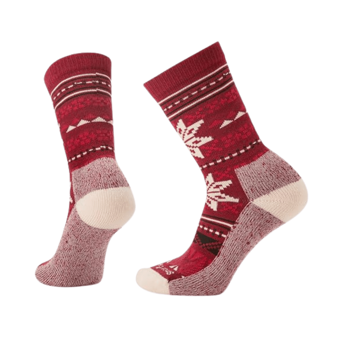 SMARTWOOL W EVERYDAY COZY LODGE CREW TIBETAN RED