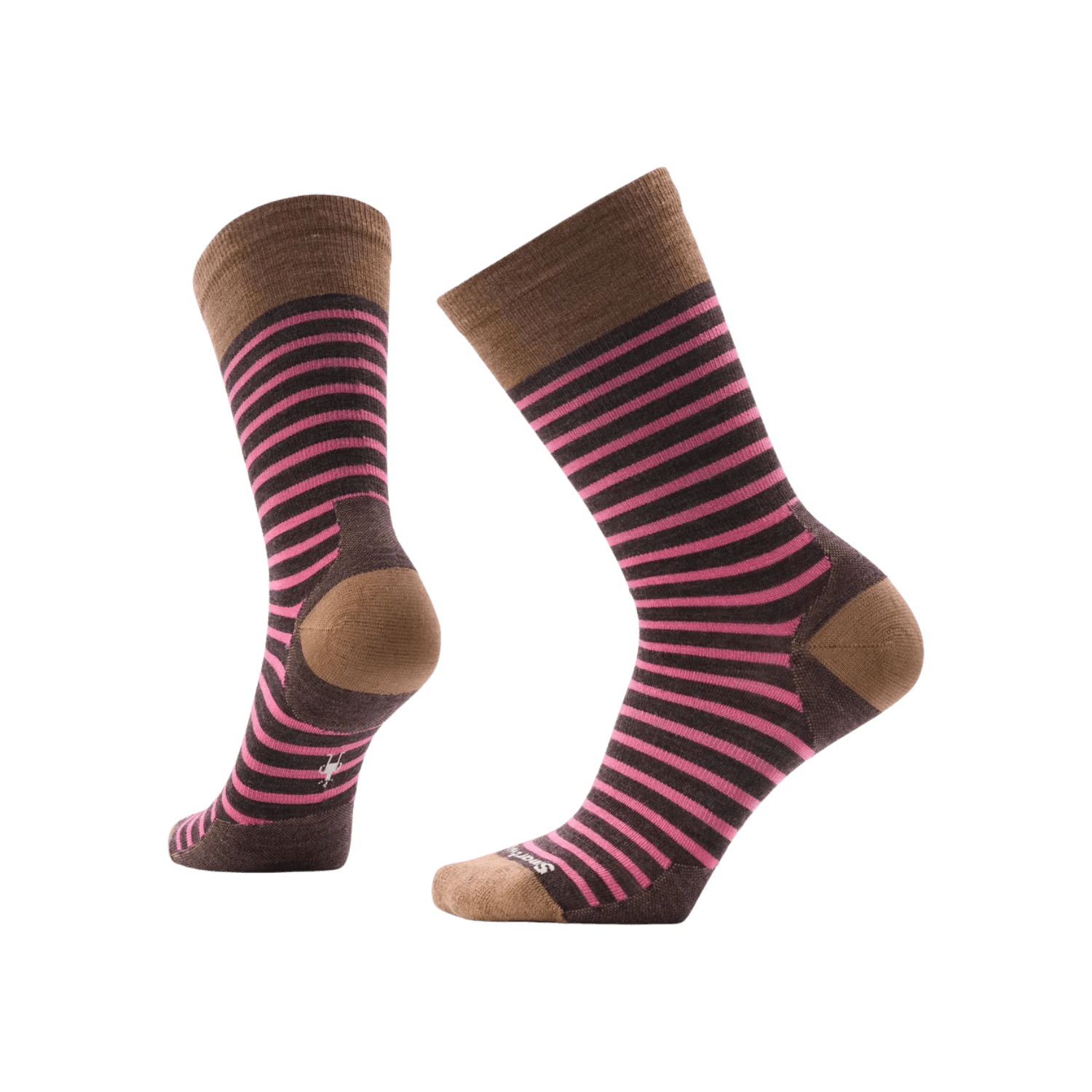 SMARTWOOL EVERYDAY PIN STRIPE CHESTNUT
