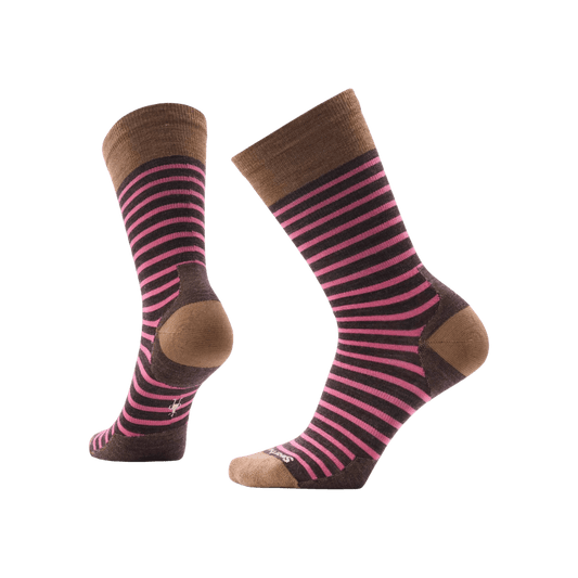SMARTWOOL EVERYDAY PIN STRIPE CHESTNUT