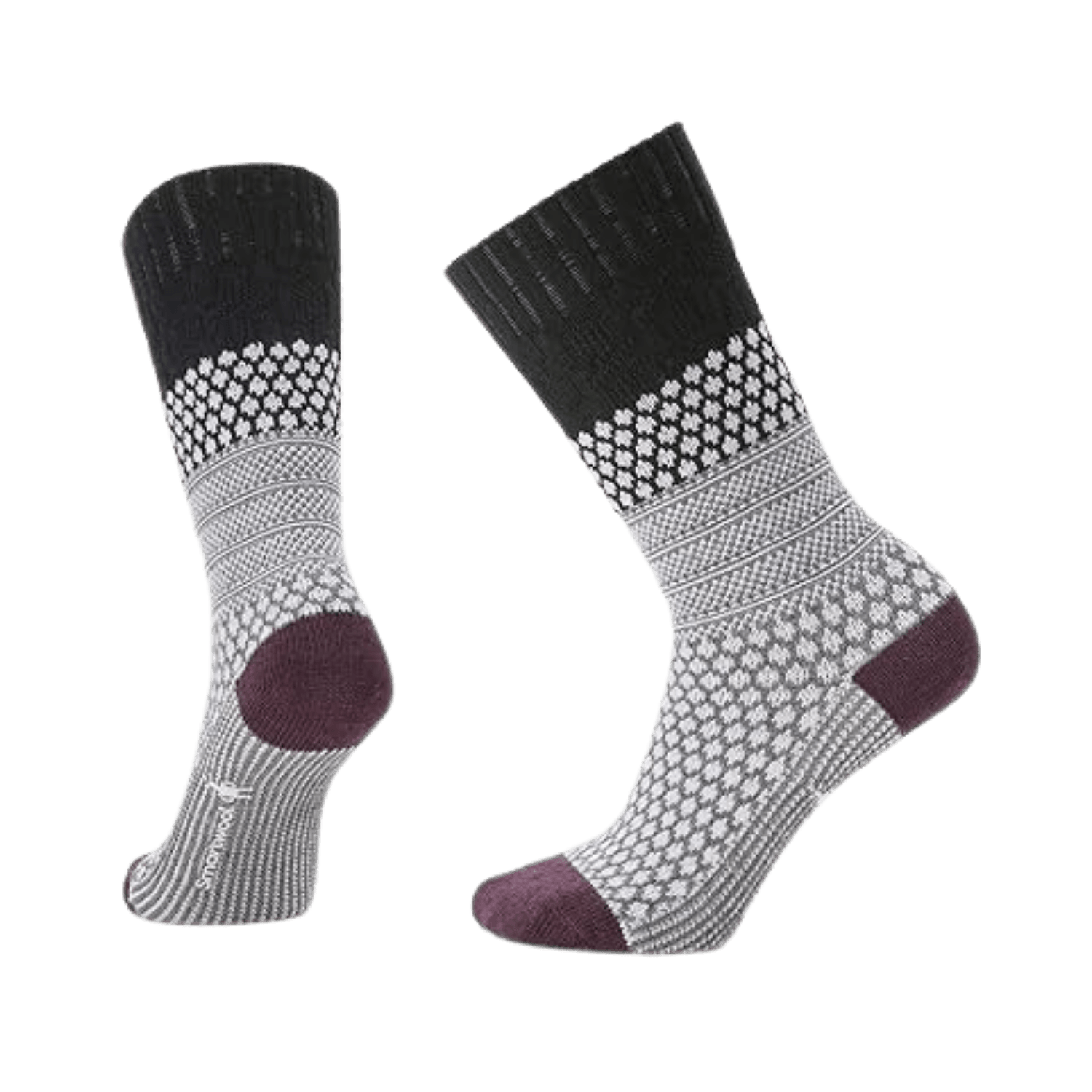 SMARTWOOL W EVERYDAY POPCORN CABLE BLACK