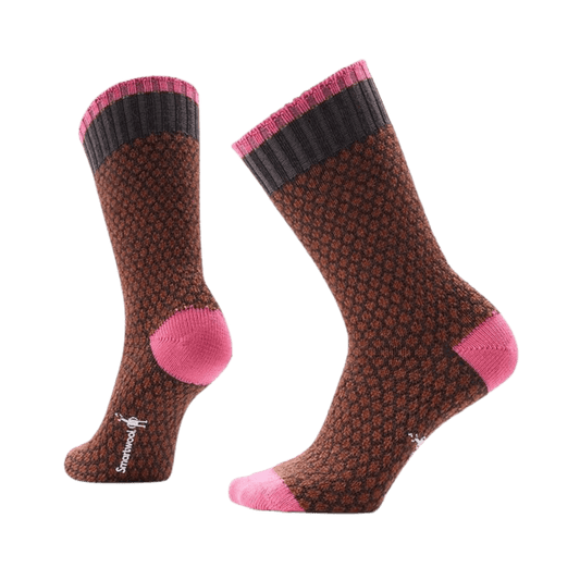 SMARTWOOL W EVERYDAY POPCORN POLKA DOT CHESNUT