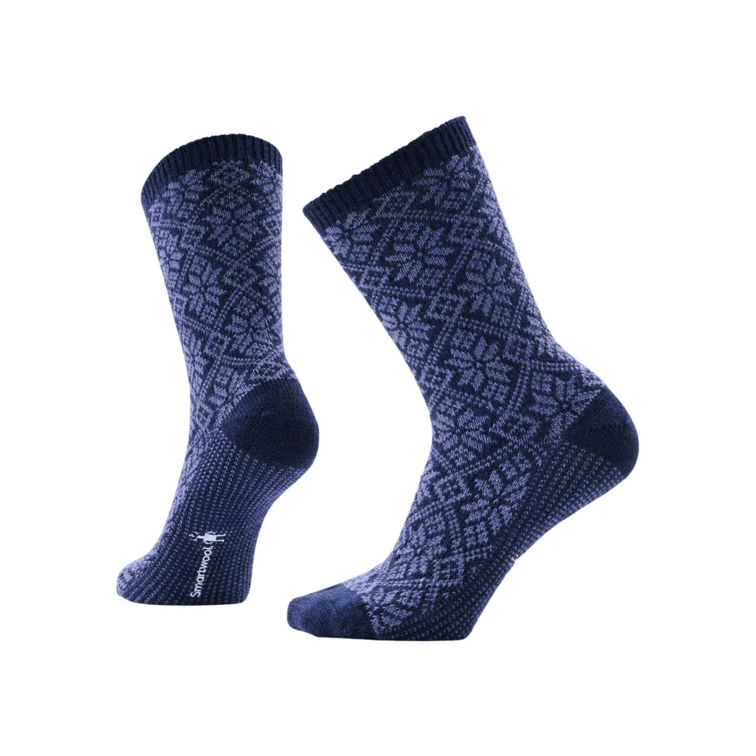 SMARTWOOL W EVERYDAY TRAD SNWFLK SOCK DEEP NAVY