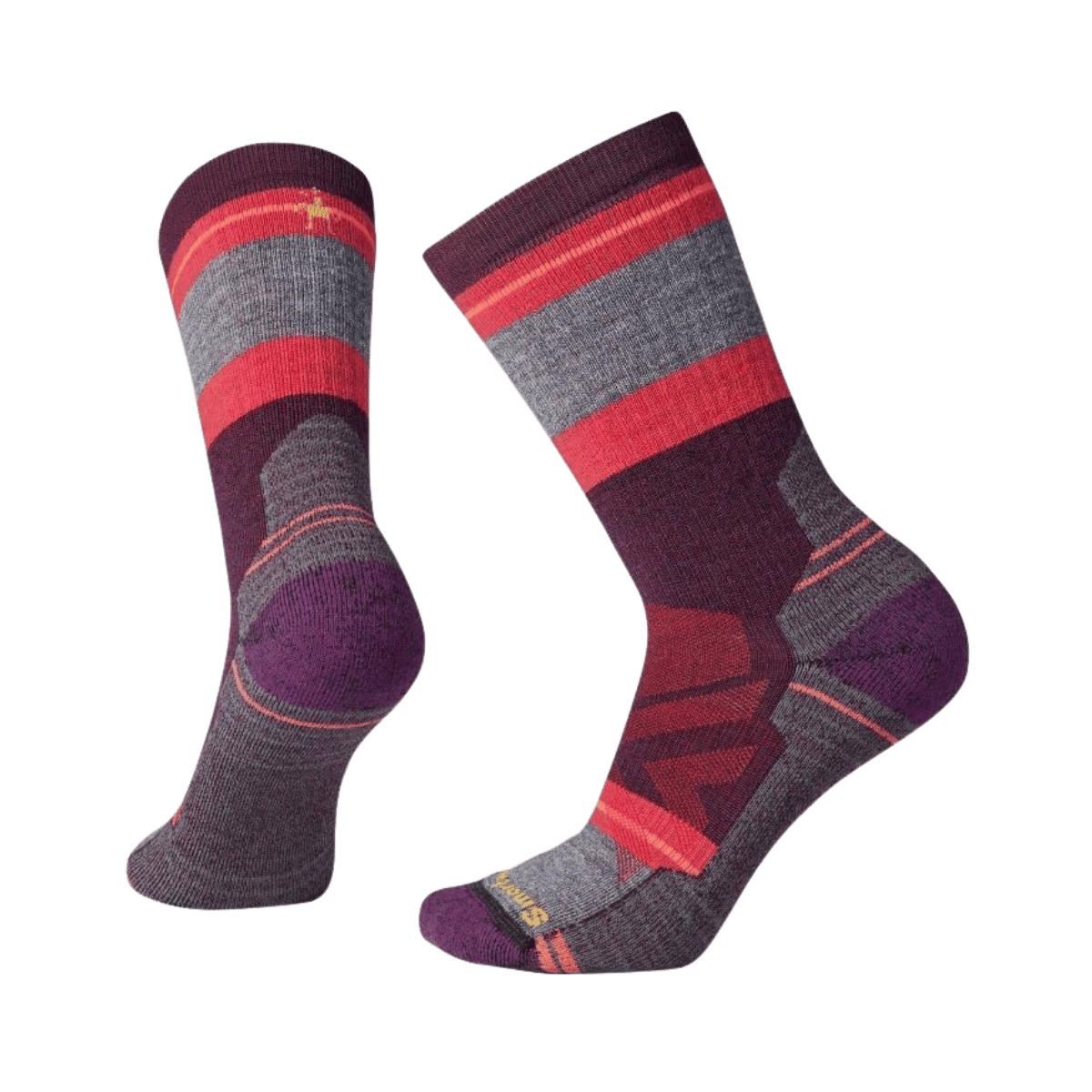 SMARTWOOL W HIKE FULL CUSH SATURNSPHERE BORDEAUX