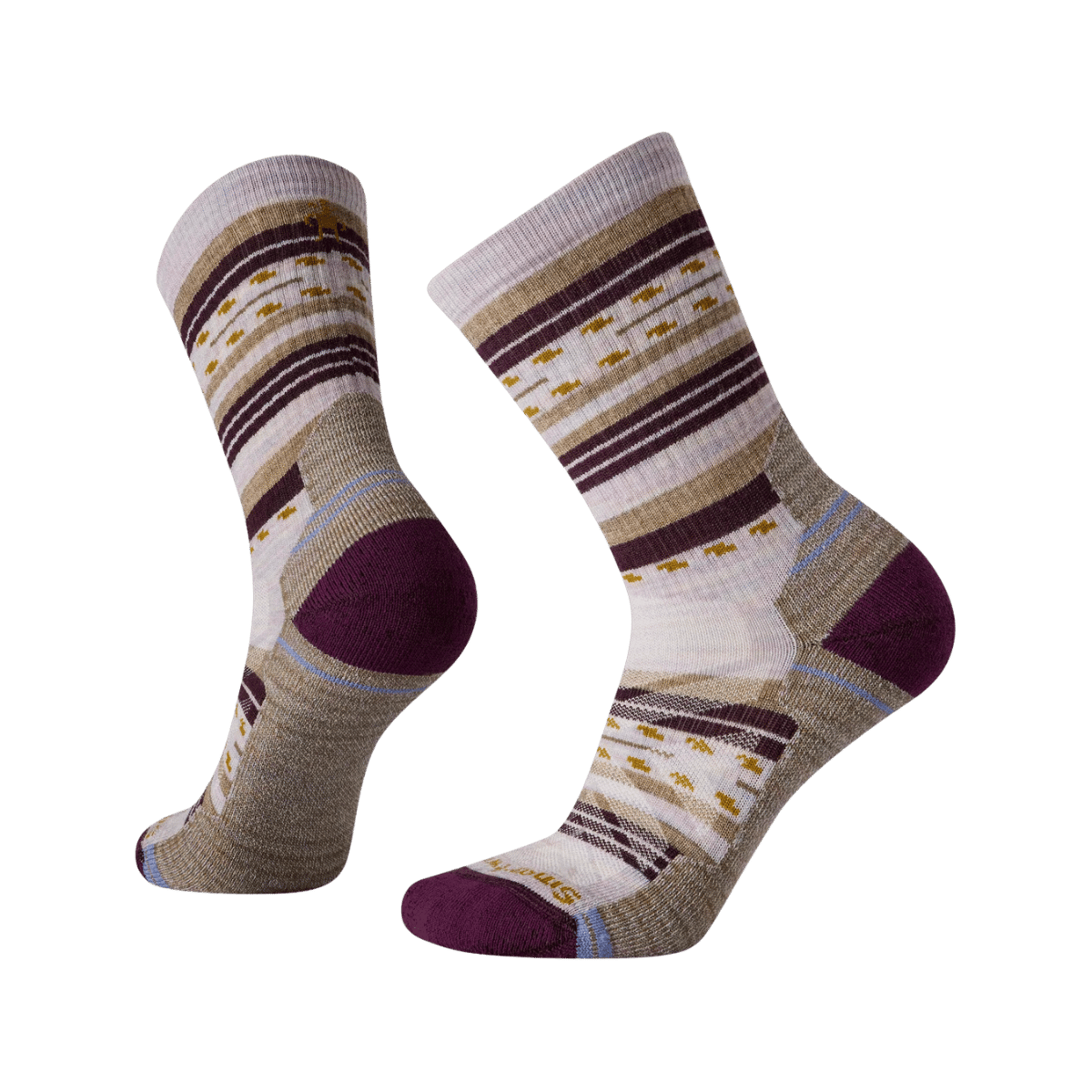 SMARTWOOL W HIKE LT CUSH MARGARITA CREW PURPLE ECLIPSE