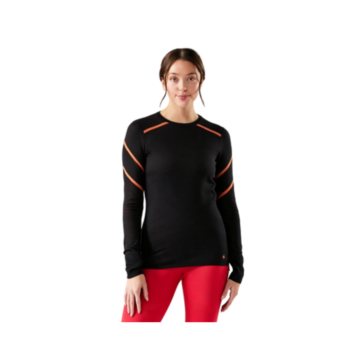 SMARTWOOL W INTRAKNIT MERINO BL CREW CHERRY LCQ BLACK