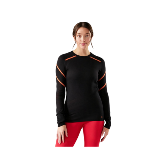 SMARTWOOL W INTRAKNIT MERINO BL CREW CHERRY LCQ BLACK