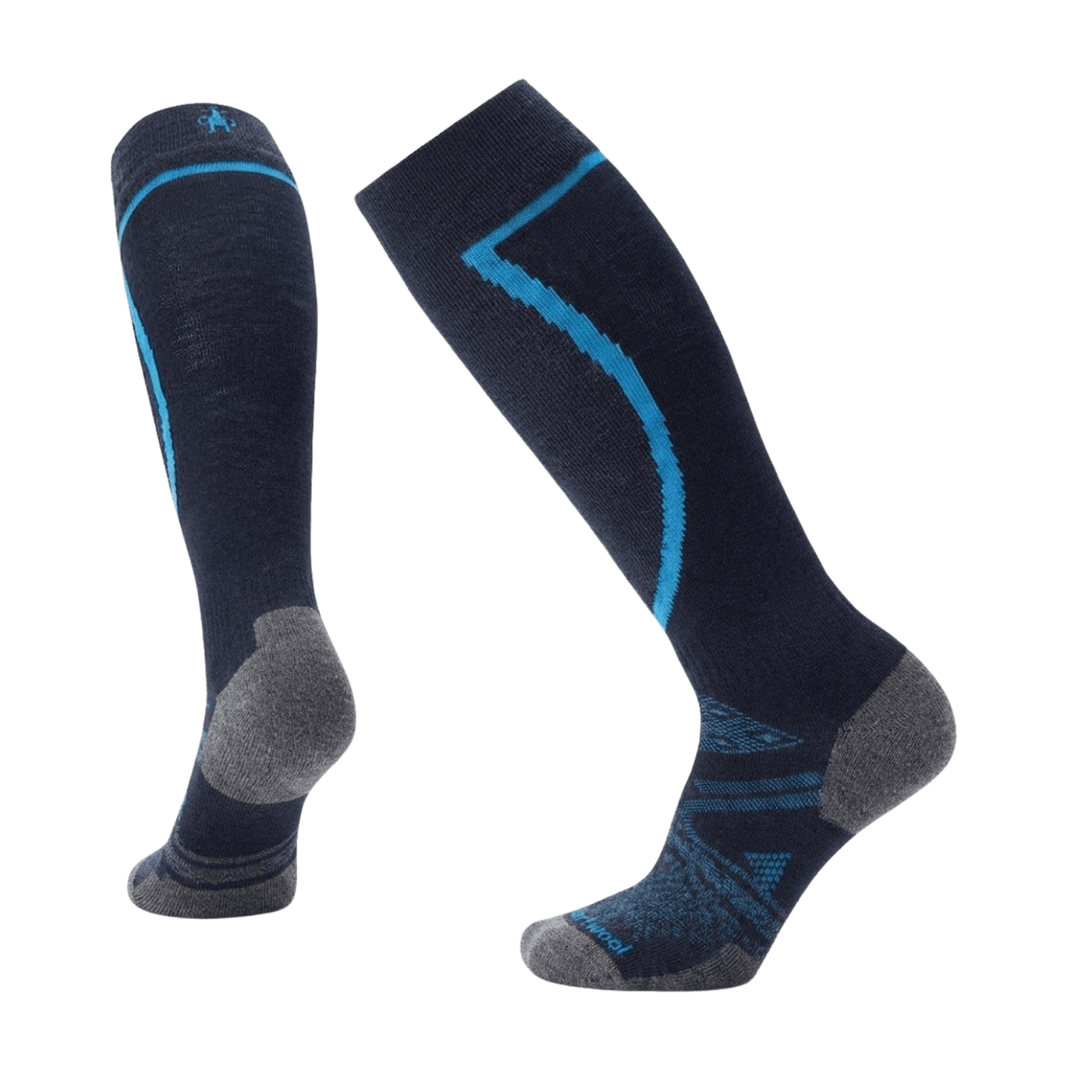 SMARTWOOL W SKI FULL CUSH IB OTC SOCK NIGHTFALL BLUE