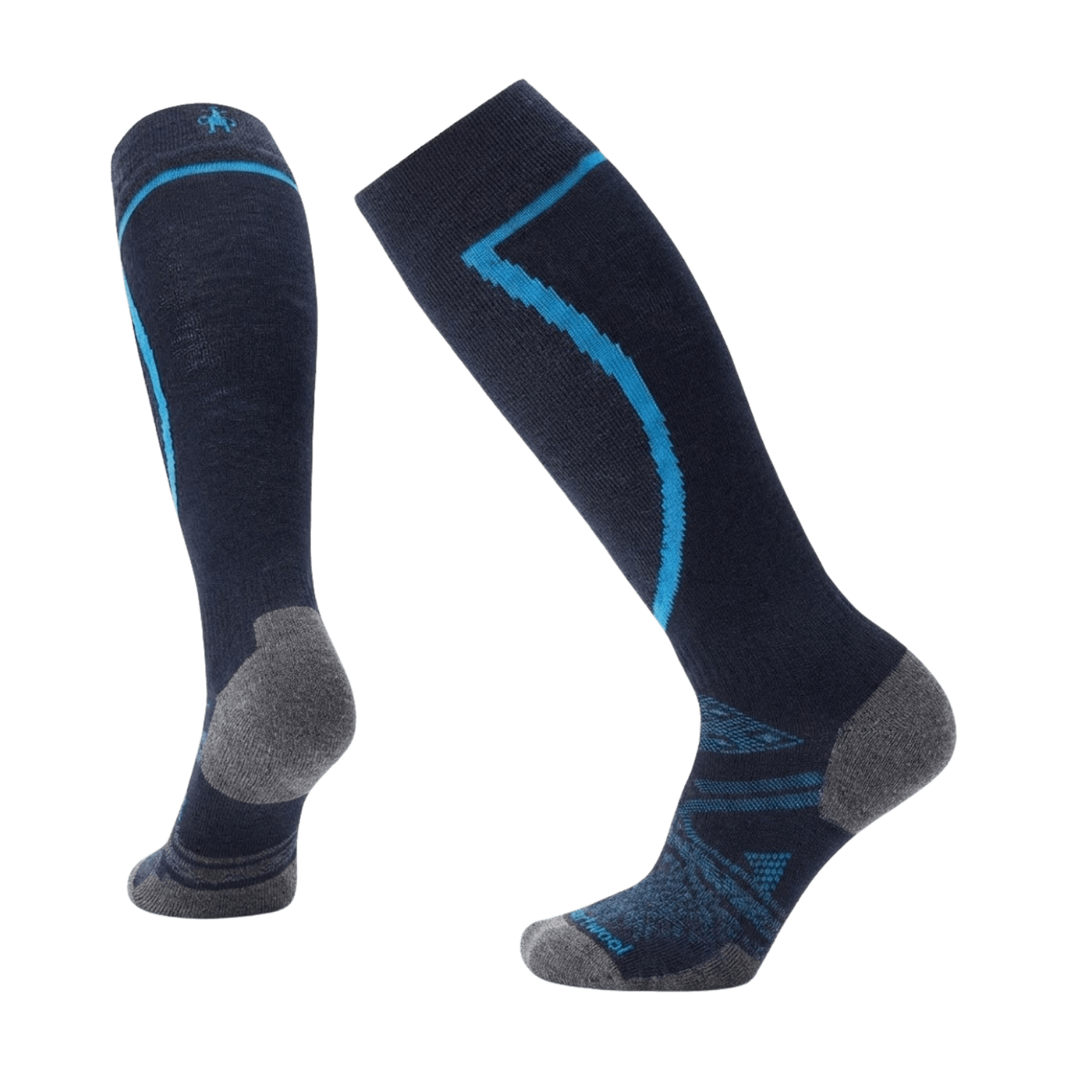 SMARTWOOL W SKI FULL CUSH IB OTC SOCK NIGHTFALL BLUE