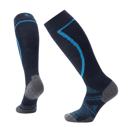 SMARTWOOL W SKI FULL CUSH IB OTC SOCK NIGHTFALL BLUE