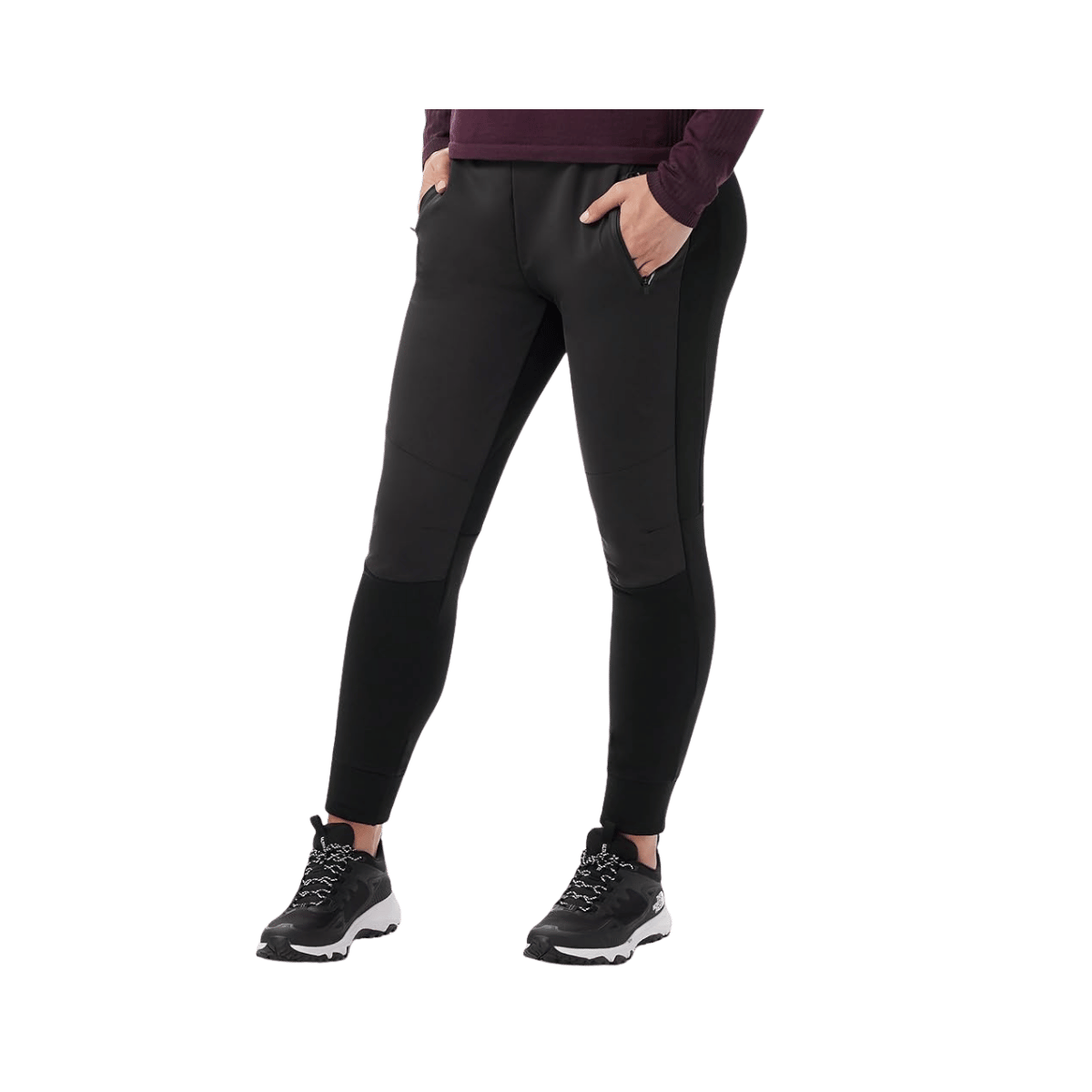 SMARTWOOL WOMENS ACTIVE FLEECE WIND PANT BLACK