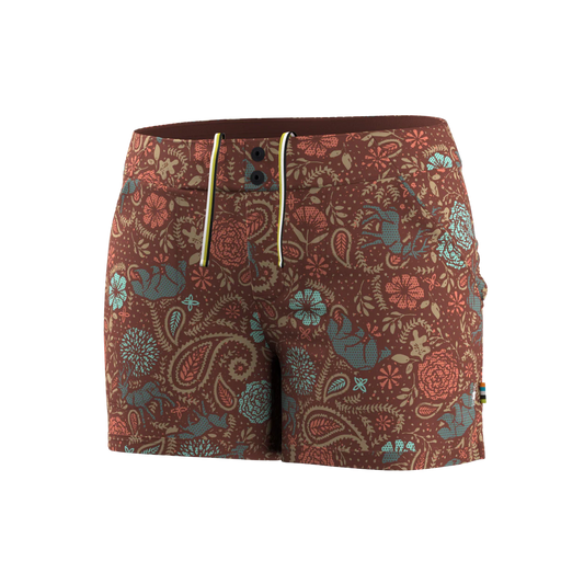 SMARTWOOL WOMENS HIKE SHORT 4" BURNT SIENNA