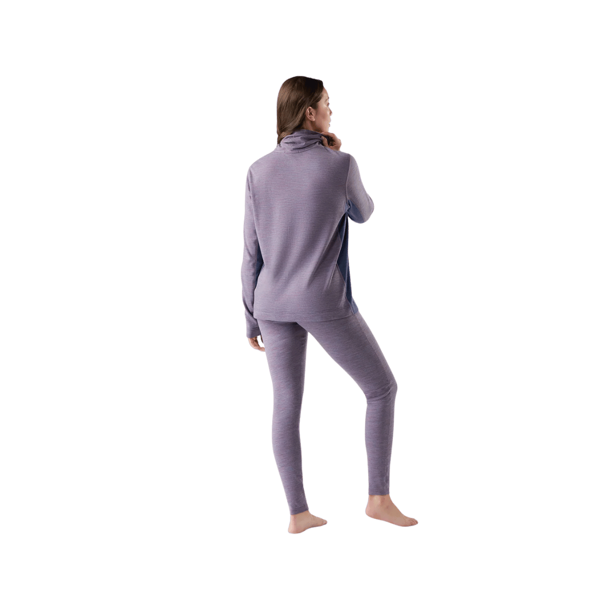 SMARTWOOL WOMENS MERINO MOCK NECK BACK