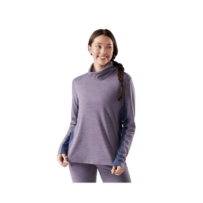 SMARTWOOL WOMENS MERINO MOCK NECK FRONT