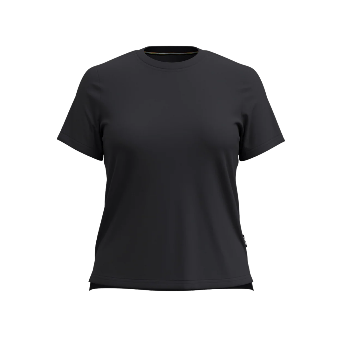SMARTWOOL WOMENS PERFECT CREW SS TEE BLACK