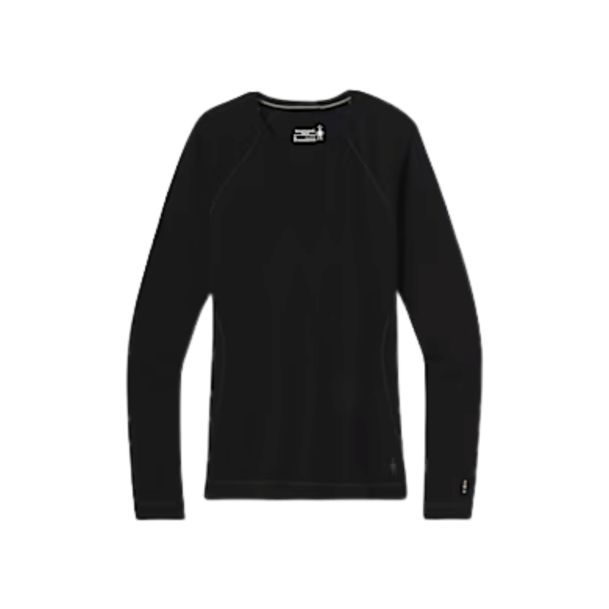 SMARTWOOL WOMEN'S MERINO BASE LAYER CREW BLACK, SM, MD, XL, XS, LG