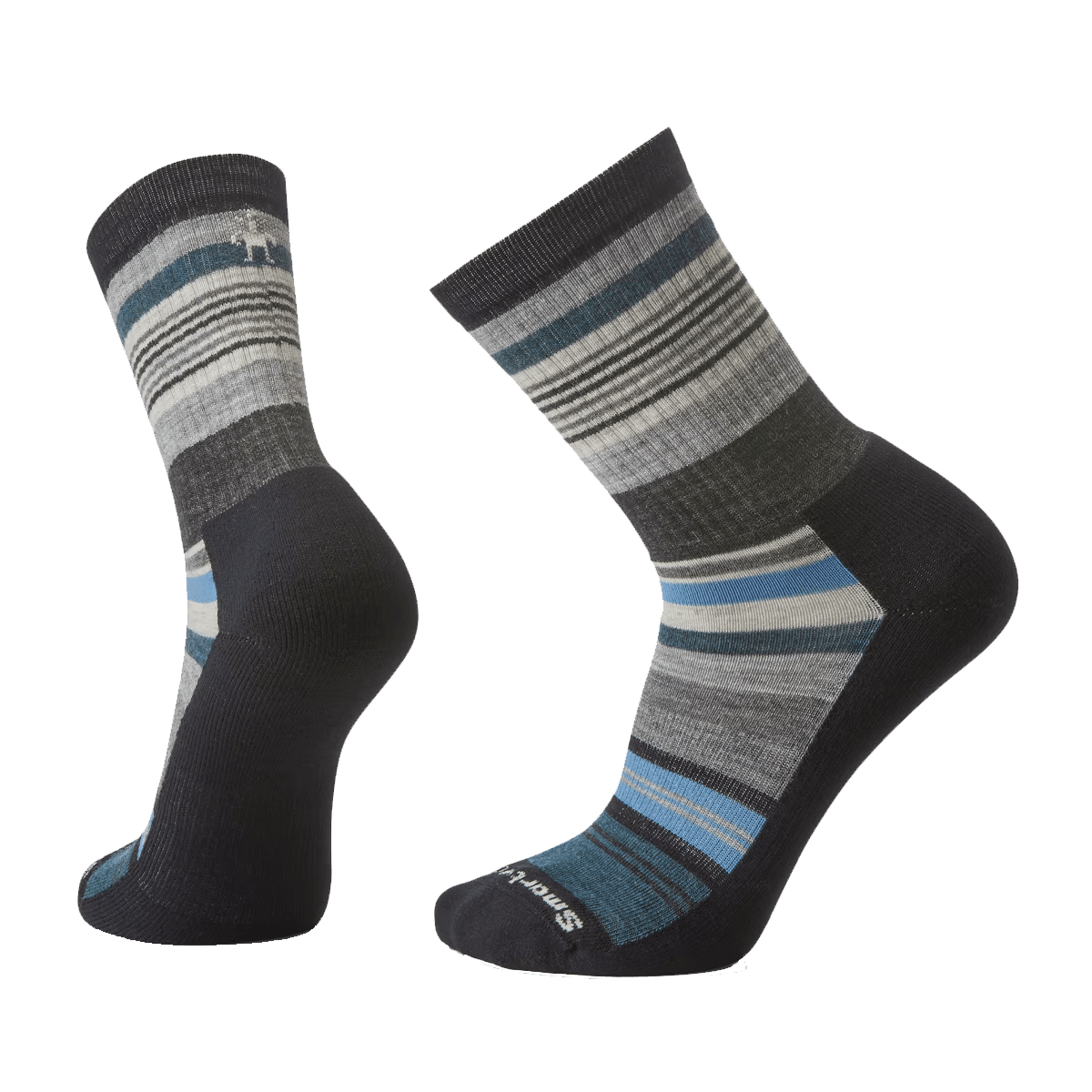 SMARTWOOL EVERYDAY JOVIANSPHERE CREW SOCKS - BLACK