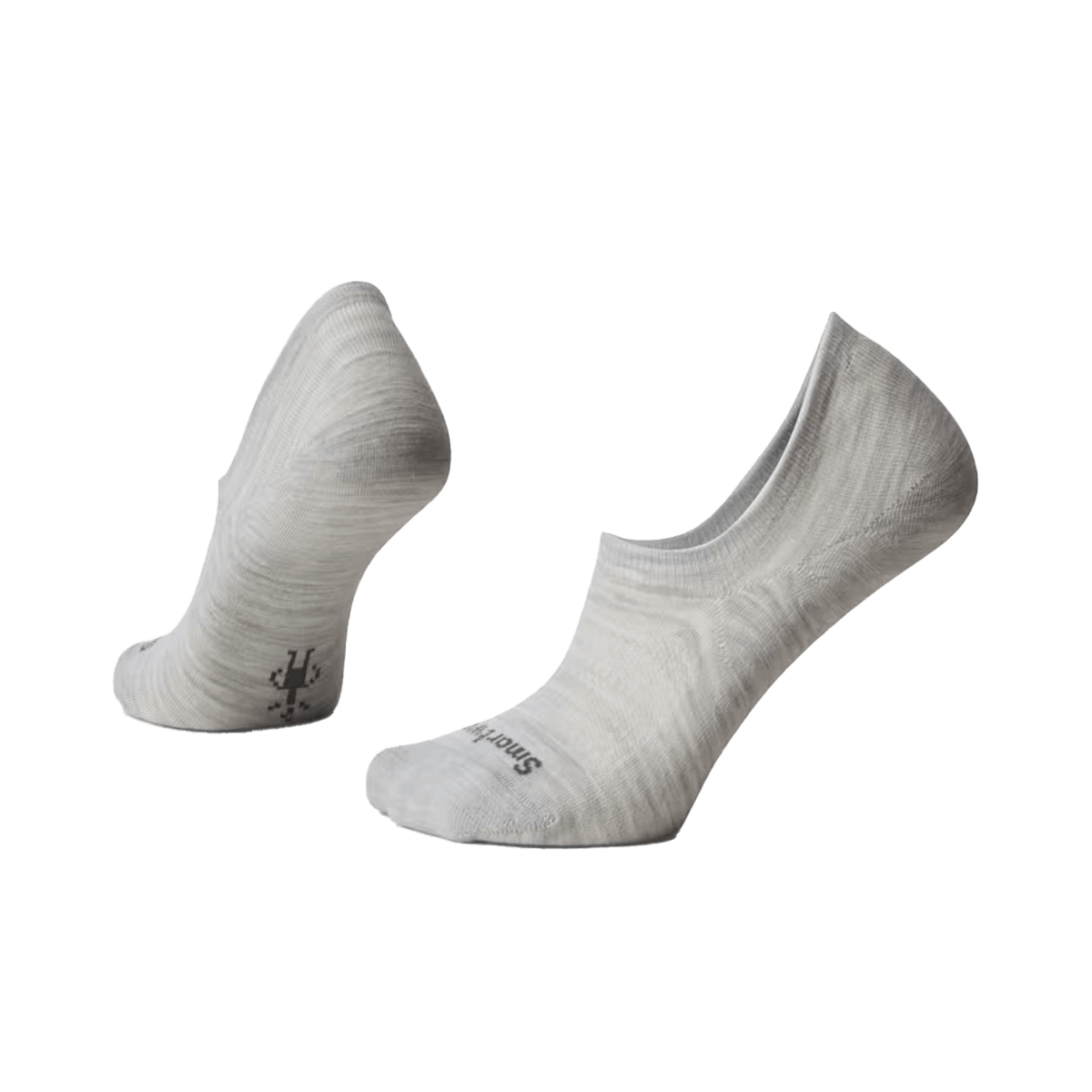 SMARTWOOL EVERYDAY NO SHOW SOCKS - MD - ASH