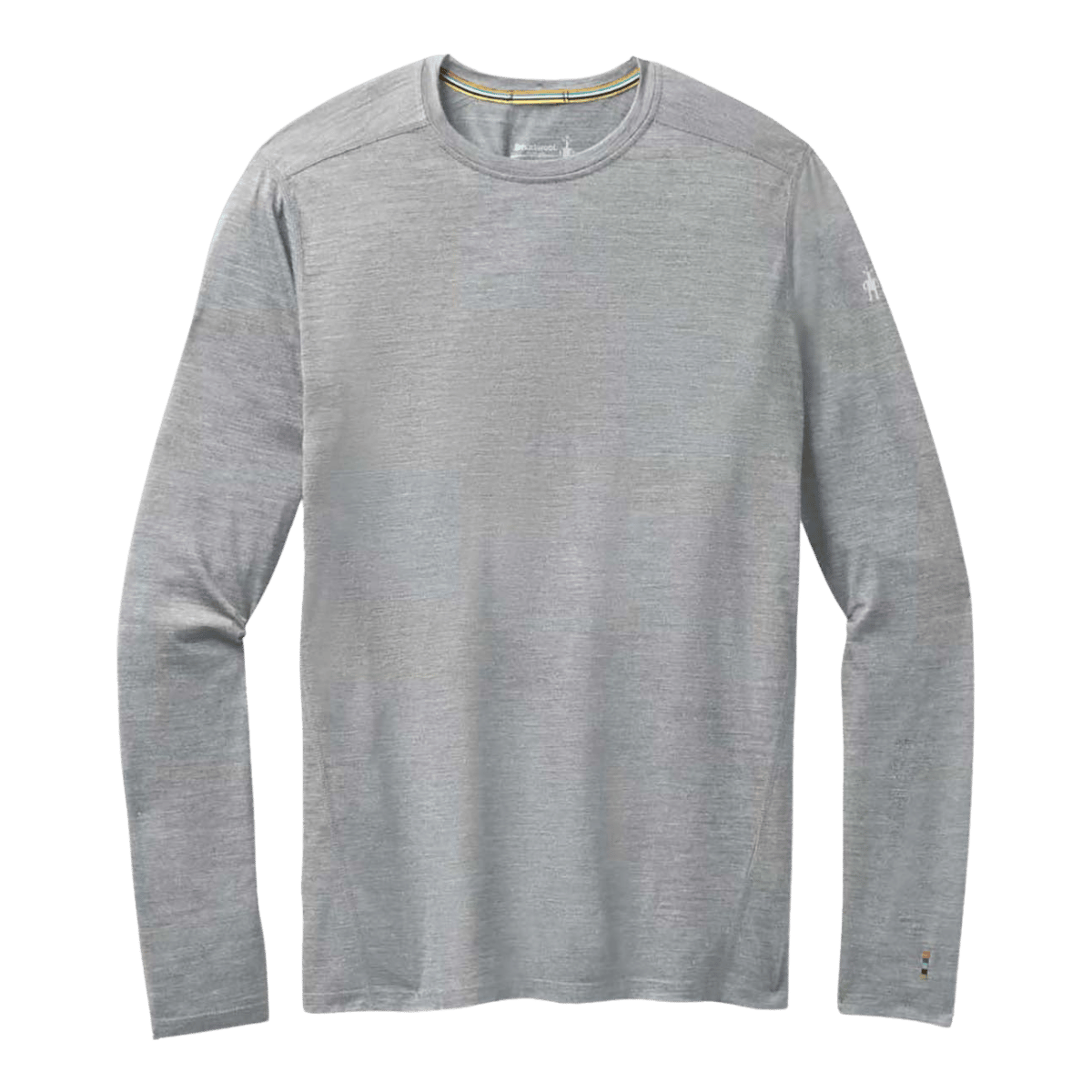 SMARTWOOL MEN'S MERINO 150 BASELAYER LONG SLEEVE - LIGHT GREY HEATHER