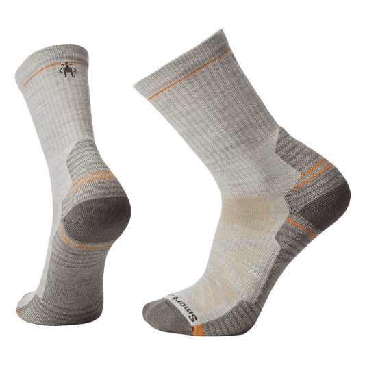 SMARTWOOL HIKE LIGHT CUSHION CREW SOCKS - ASH