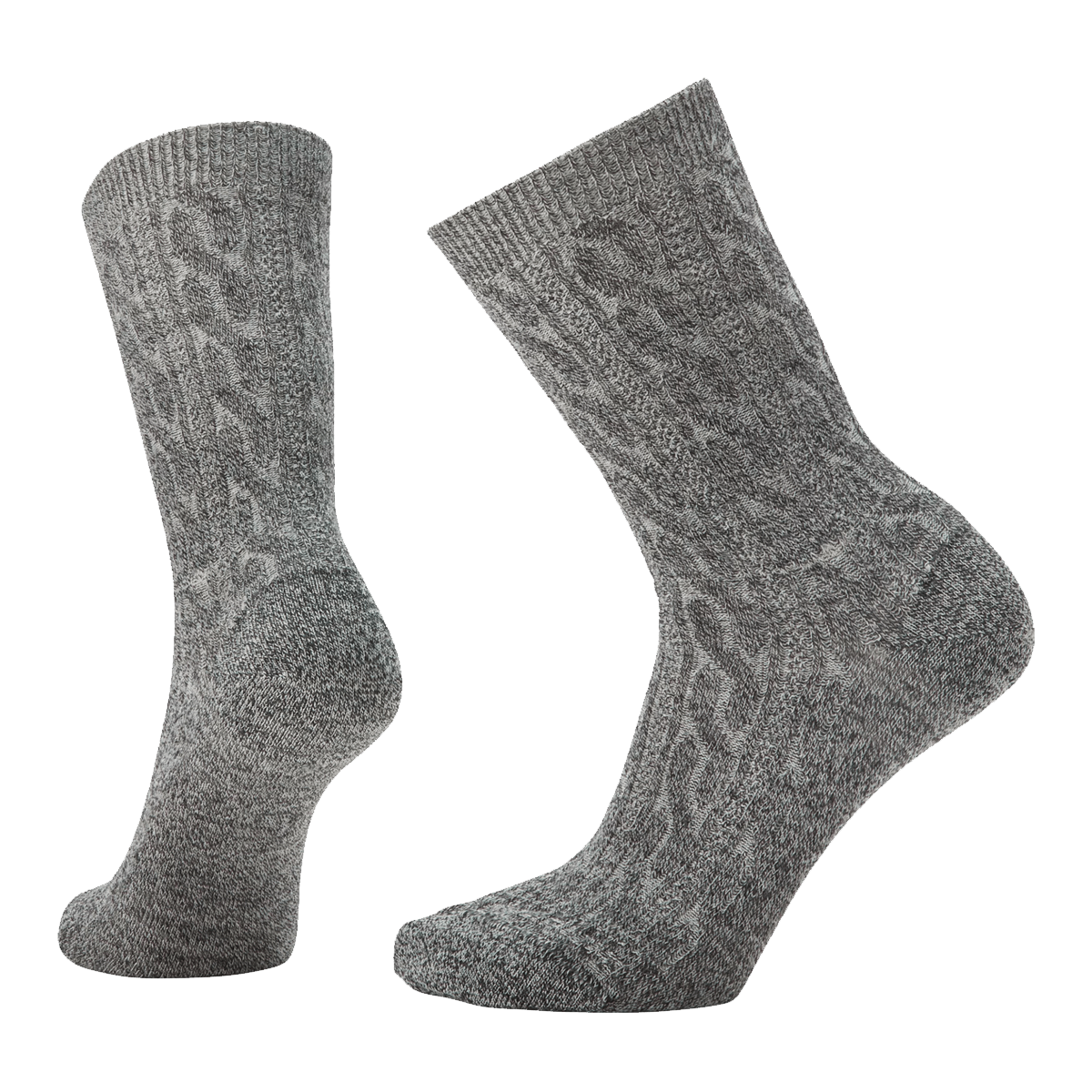 SMARTWOOL WOMEN'S EVERYDAY CABLE CREW SOCKS - NATURAL