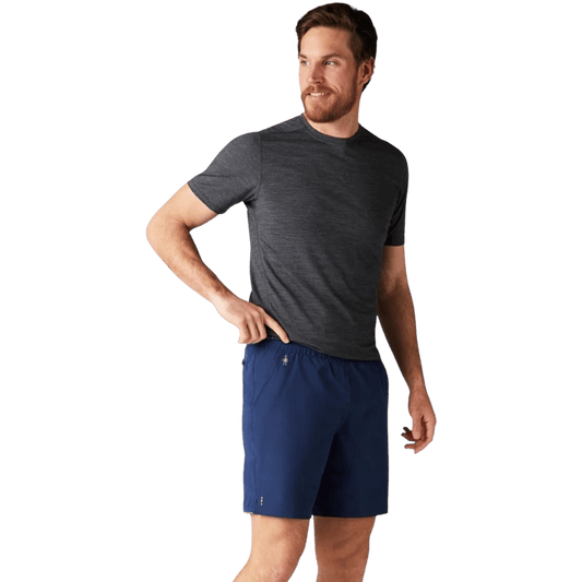 SMARTWOOL 8" SHORT - DEEP NAVY  WW FRONT