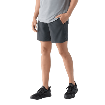 SMARTWOOL ACTIVE LINED 7" SHORT - BLACK WW FRONT