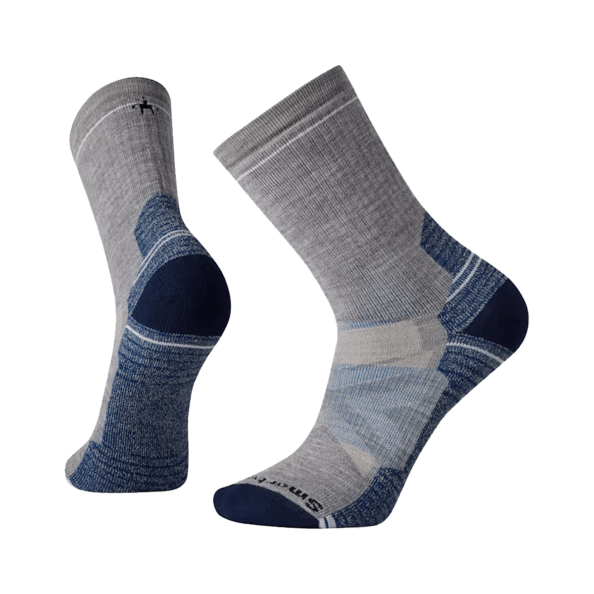 SMARTWOOL HIKE FULL CUSHION CREW SOCKS LIGHT GRAY