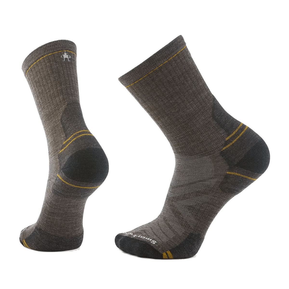 SMARTWOOL HIKE MID CREW TARGETED CUSHION SOCKS TAUPE