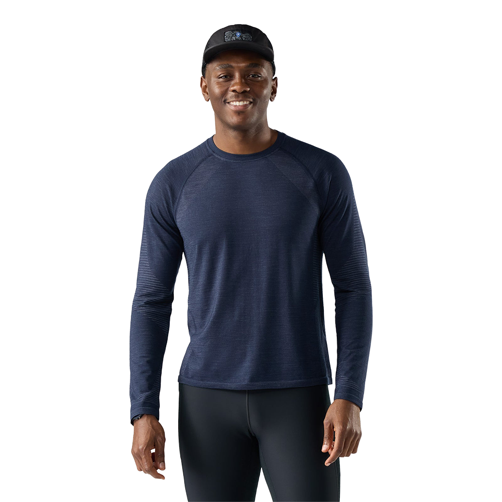 SMARTWOOL INTRAKNIT SEAMLESS LONG SLEEVE- DEEP NAVY