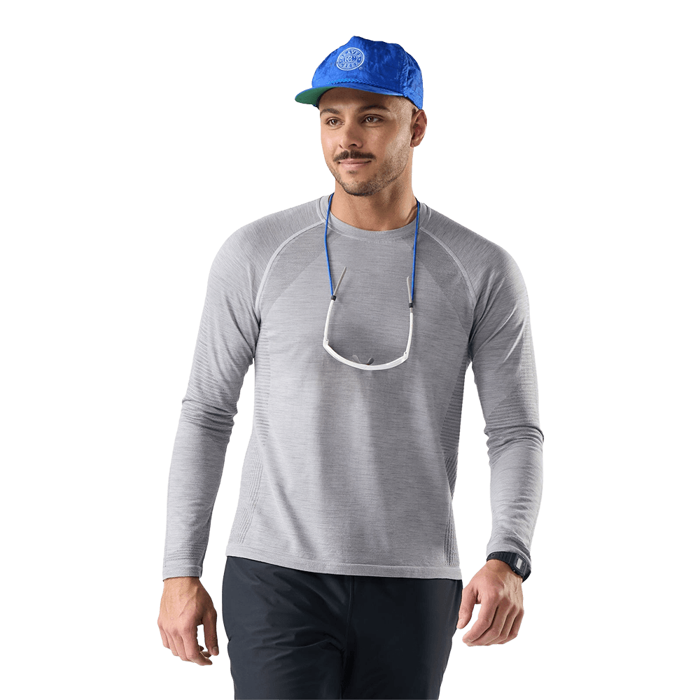 SMARTWOOL INTRAKNIT SEAMLESS LONG SLEEVE- LIGHT GRAY