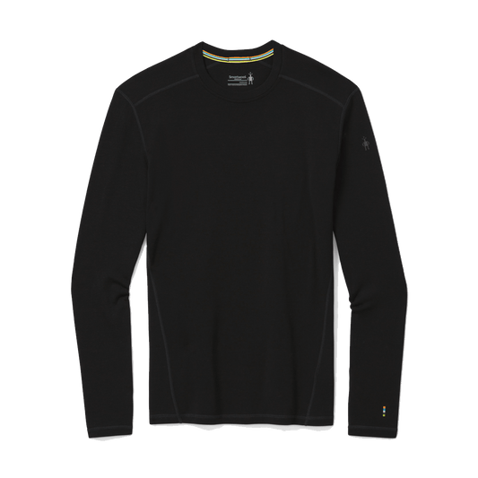 SMARTWOOL MEN'S CLASSIC THERMAL MERINO BASELAYER CREW - BLACK