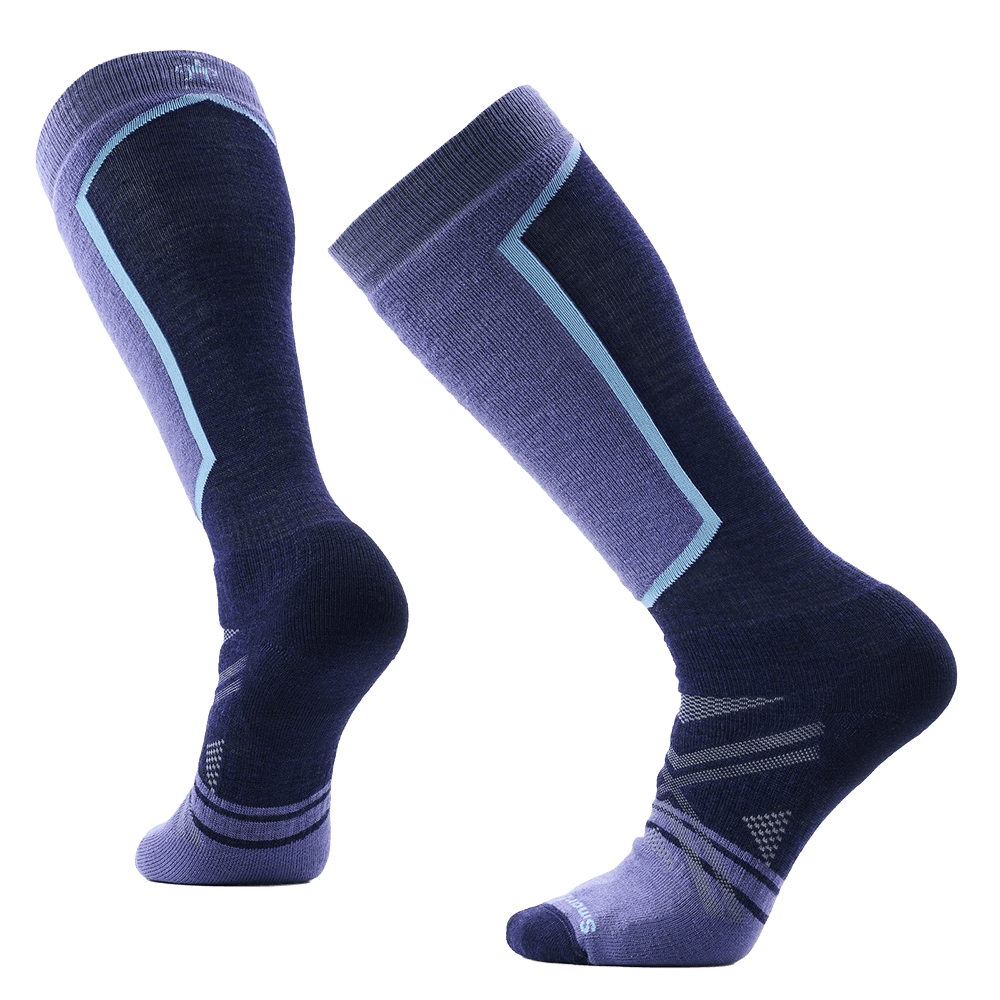 SMARTWOOL SKI FULL CUSHION OVER THE CALF SOCK- NIGHTFALL BLUE