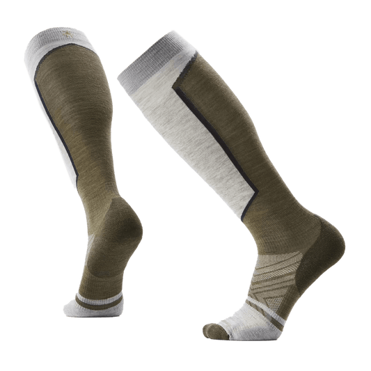 SMARTWOOL SKI TARGETED CUSHION OTC SOCKS ASH