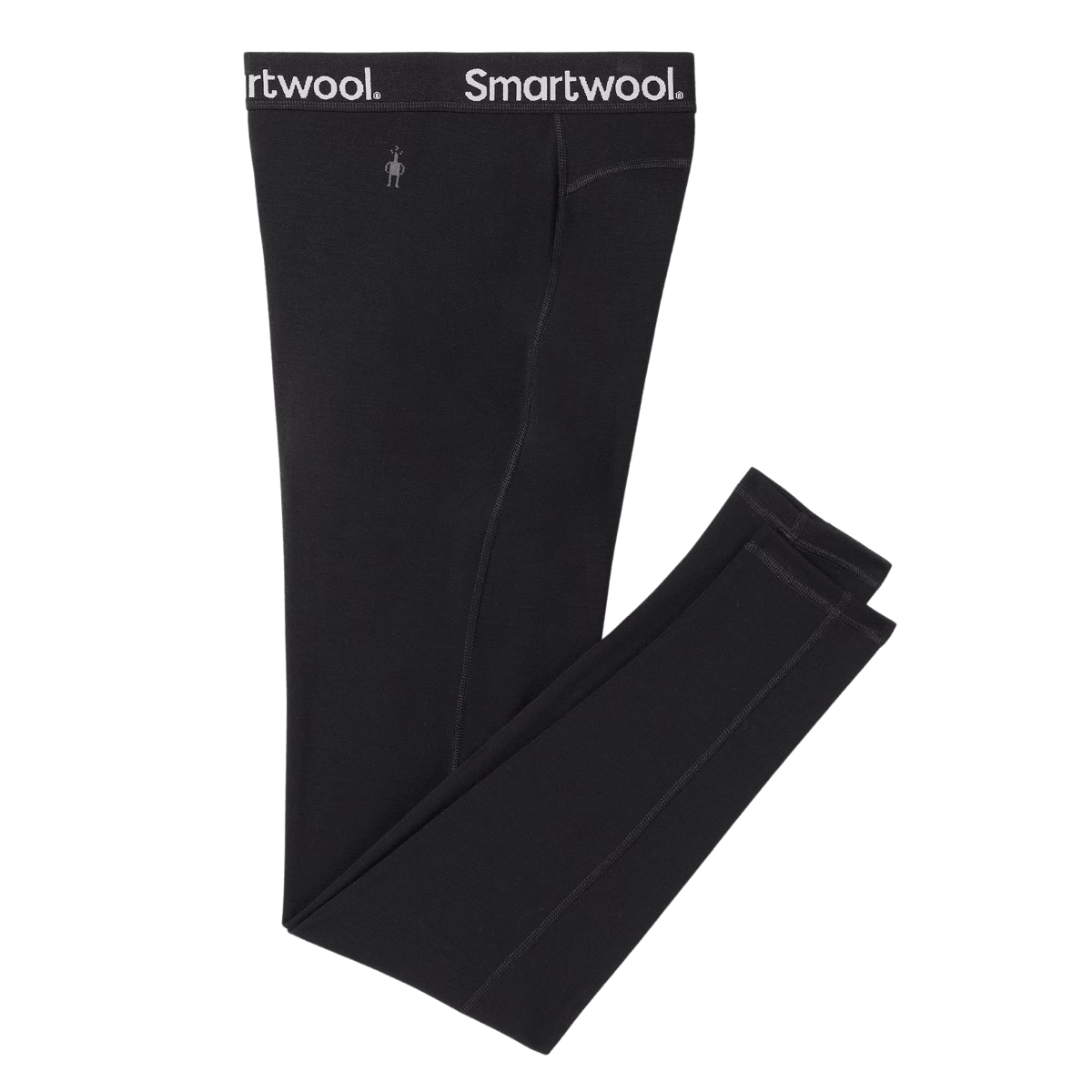 SMARTWOOL MEN'S CLASSIC THERMAL MERINO 250 BASELAYER BOTTOM - BLACK - FOLDED