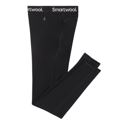 SMARTWOOL MEN'S CLASSIC THERMAL MERINO 250 BASELAYER BOTTOM - BLACK - FOLDED