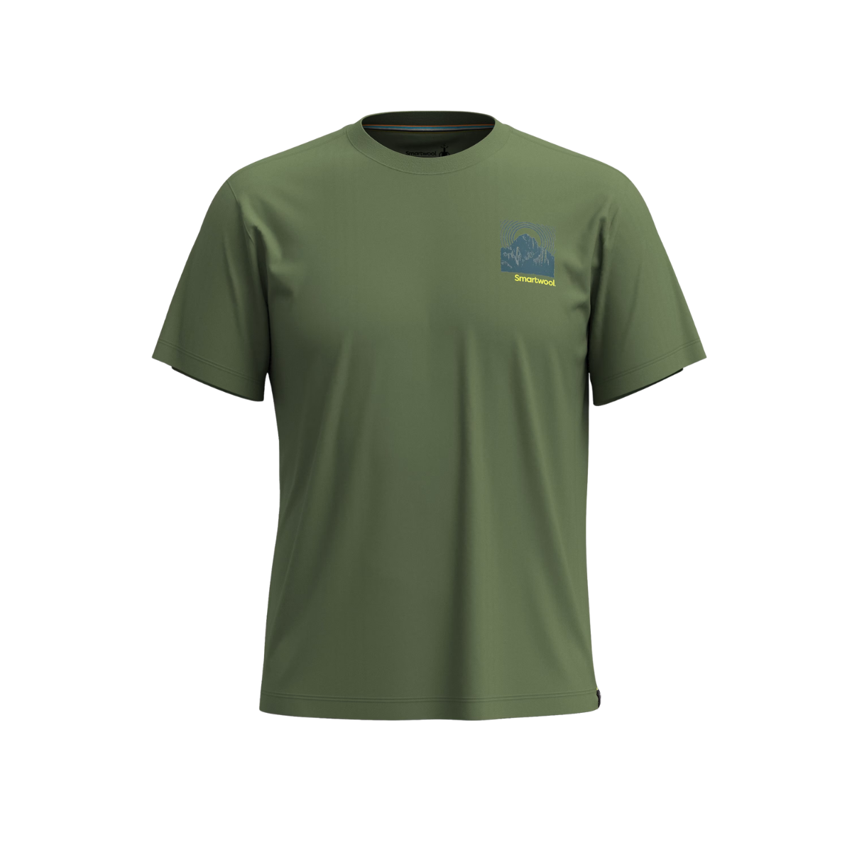 SMARTWOOL FOREST FINDS GRAPHIC SHORT SLEEVE TEE - FERN GREEN