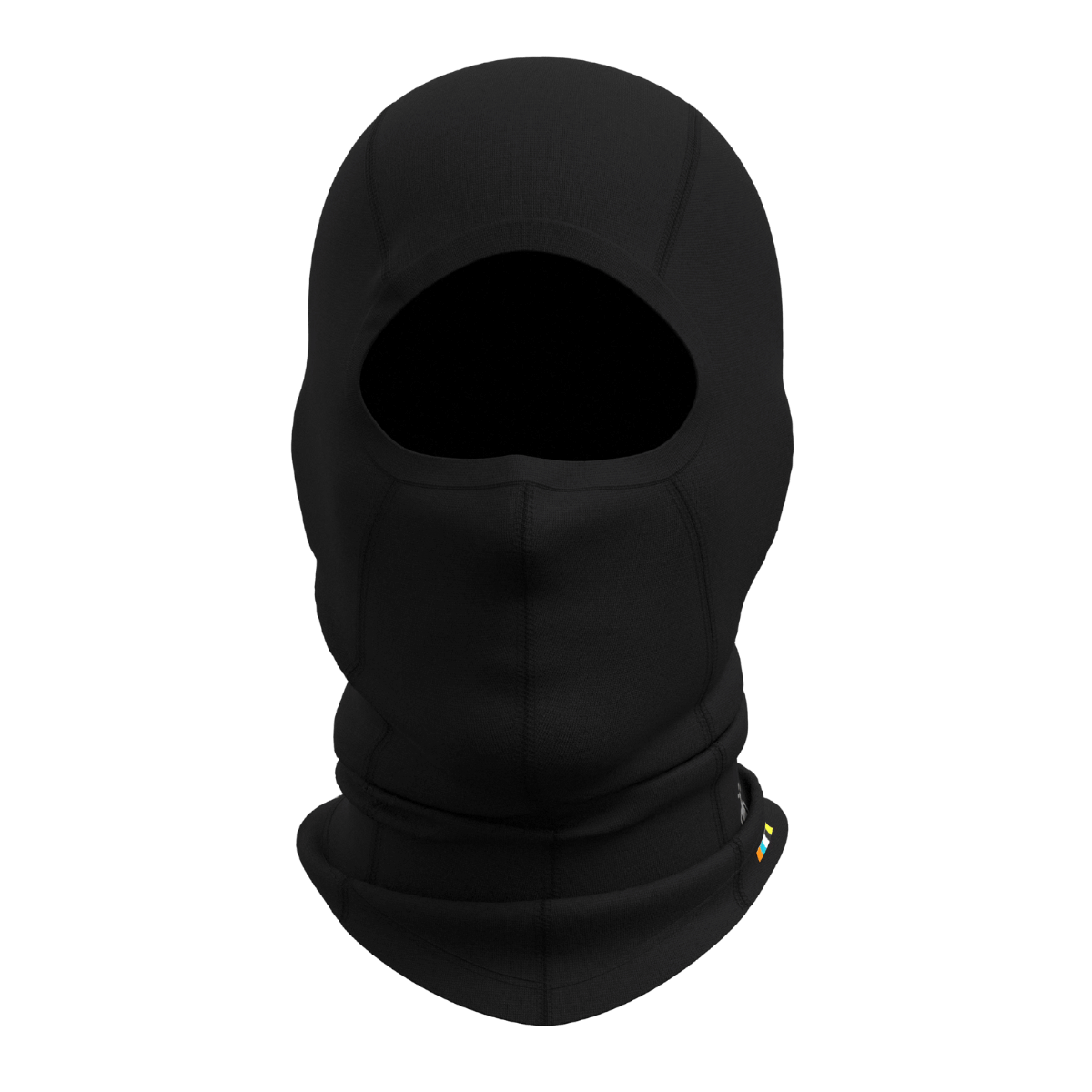 SMARTWOOL THERMAL MERINO BALACLAVA 1FM - BLACK - FRONT ANGLE