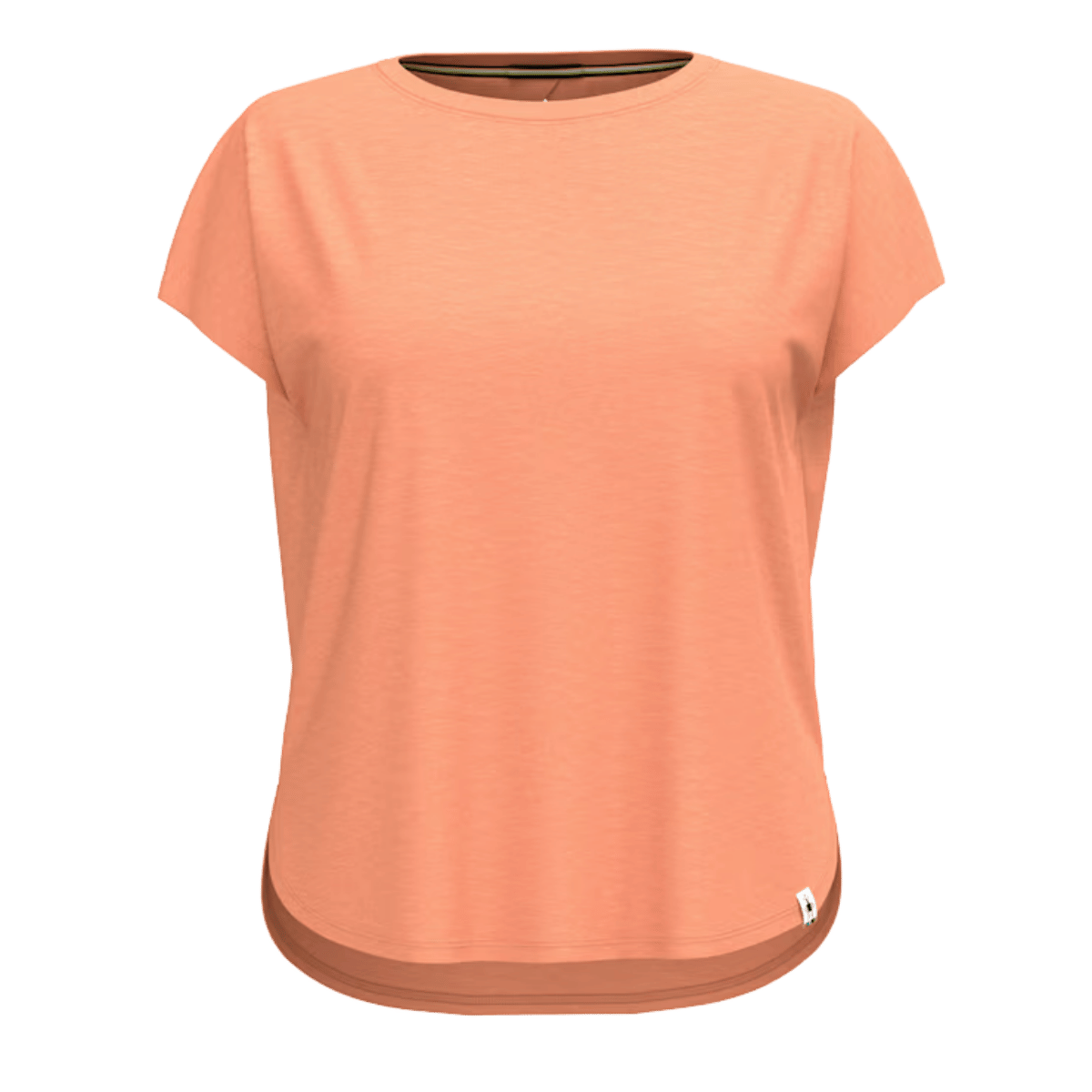 SMARTWOOL WOMEN'S SHORTSLEEVE SWING TOP - TERRACOTTA FRONT