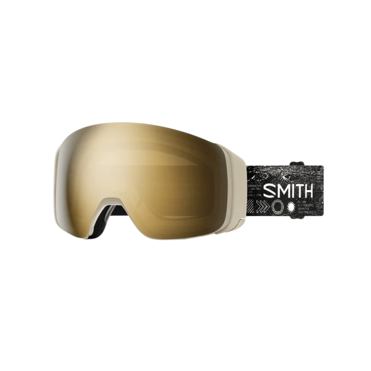 SMITH 4D MAG GOGGLE 25/26, CHALK, CP, SUN, BLACK GOLD MIRROR
