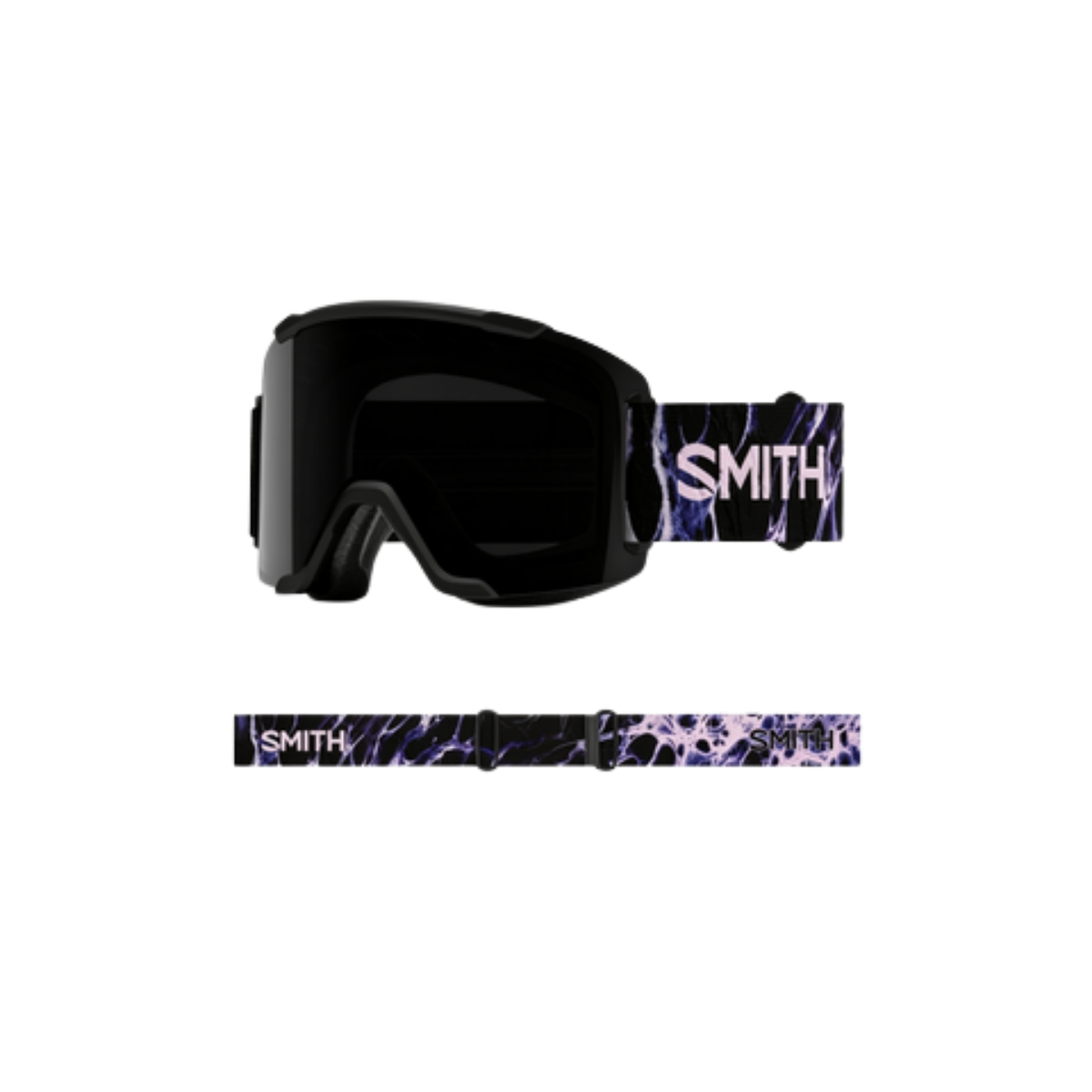 SMITH SQUAD GOGGLE BLACK FLEX PLASMA SUN BLACK