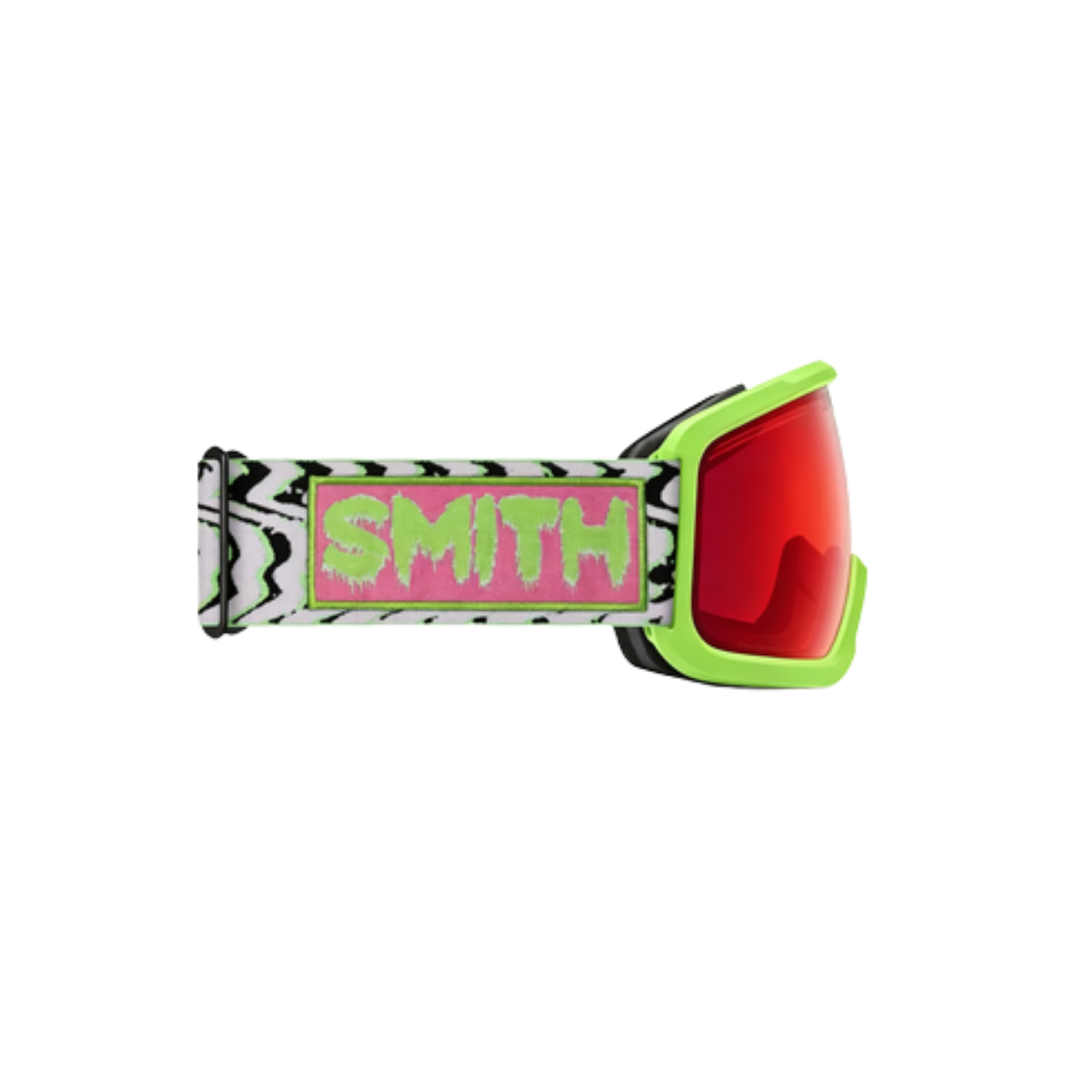 SMITH SQUAD GOGGLE SLIME STATIC SHAG CP ED RED MIRROR