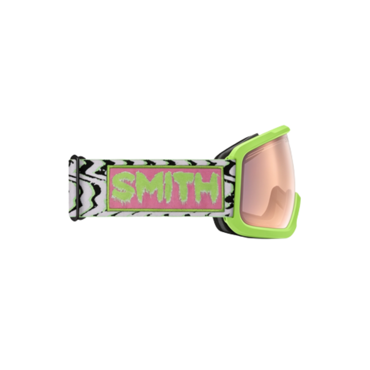 SMITH SQUAD GOGGLE SLIME STATIC SHAG CP ED ROSE GOLD MIRROR