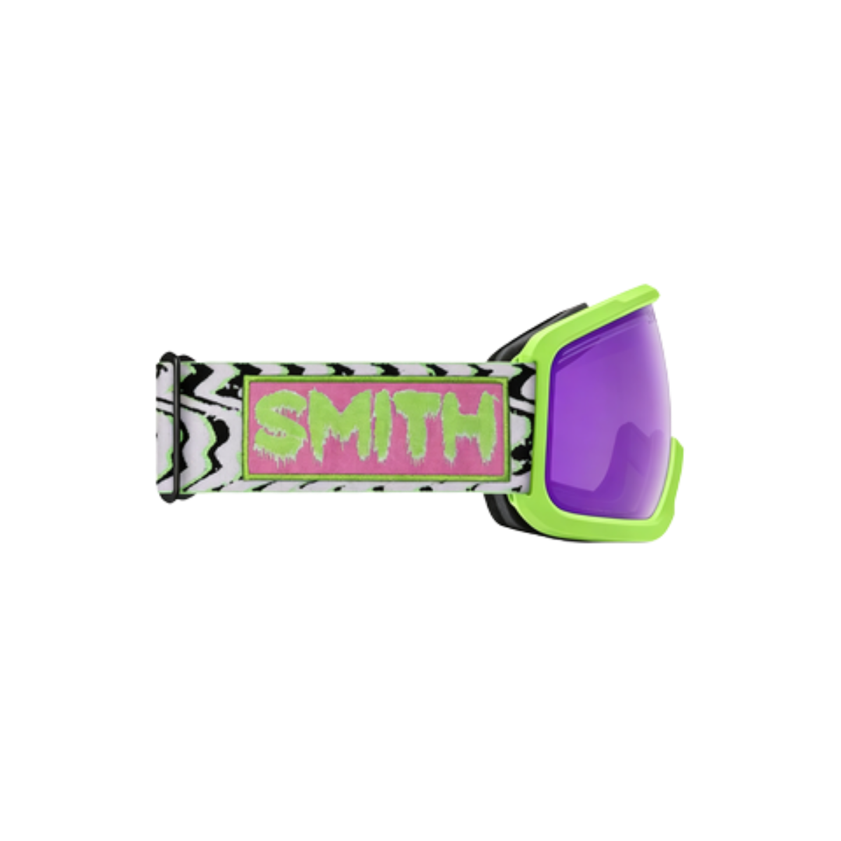 SMITH SQUAD GOGGLE SLIME STATIC SHAG CP ED VIOLET MIRROR