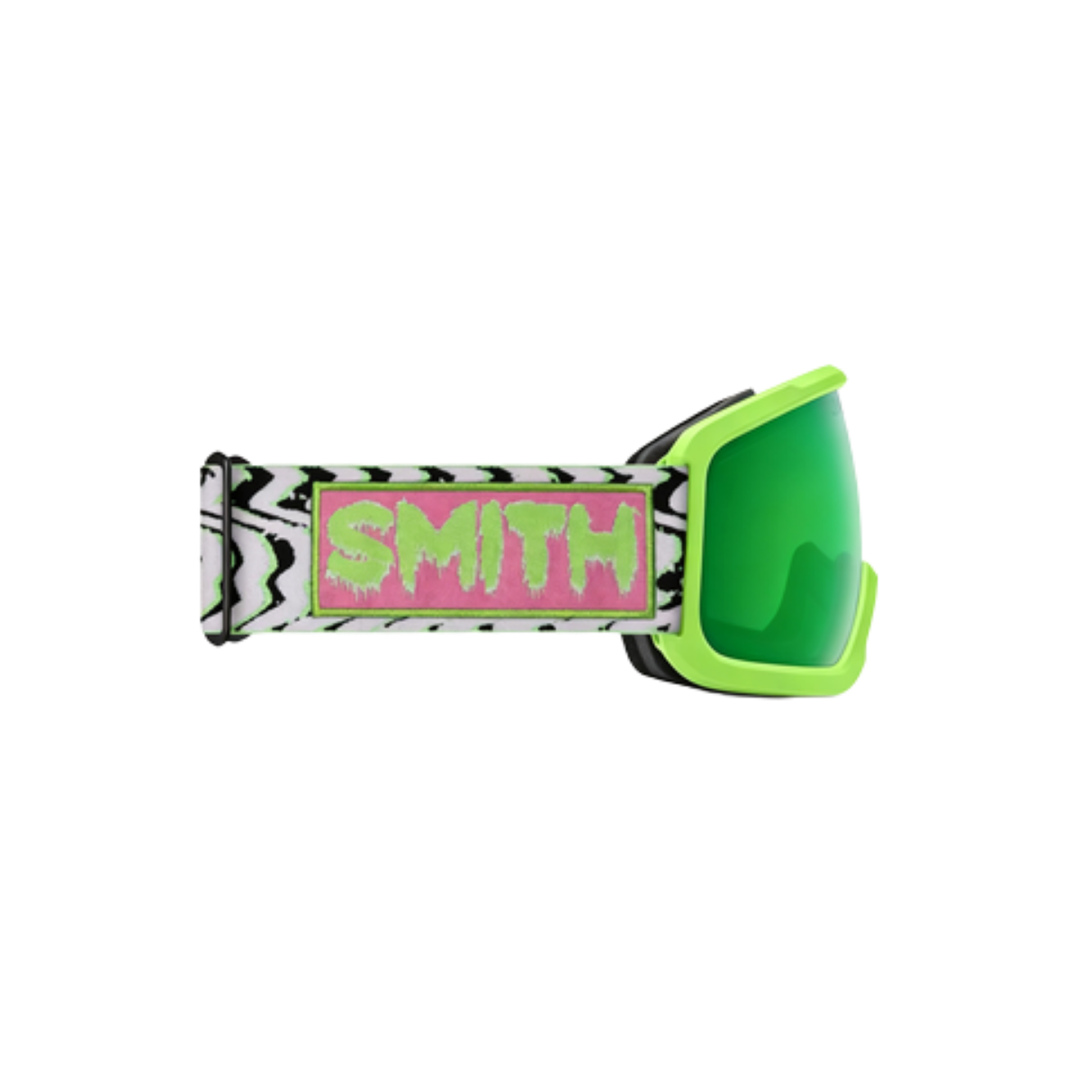SMITH SQUAD GOGGLE SLIME STATIC SHAG SUN GREEN MIRROR