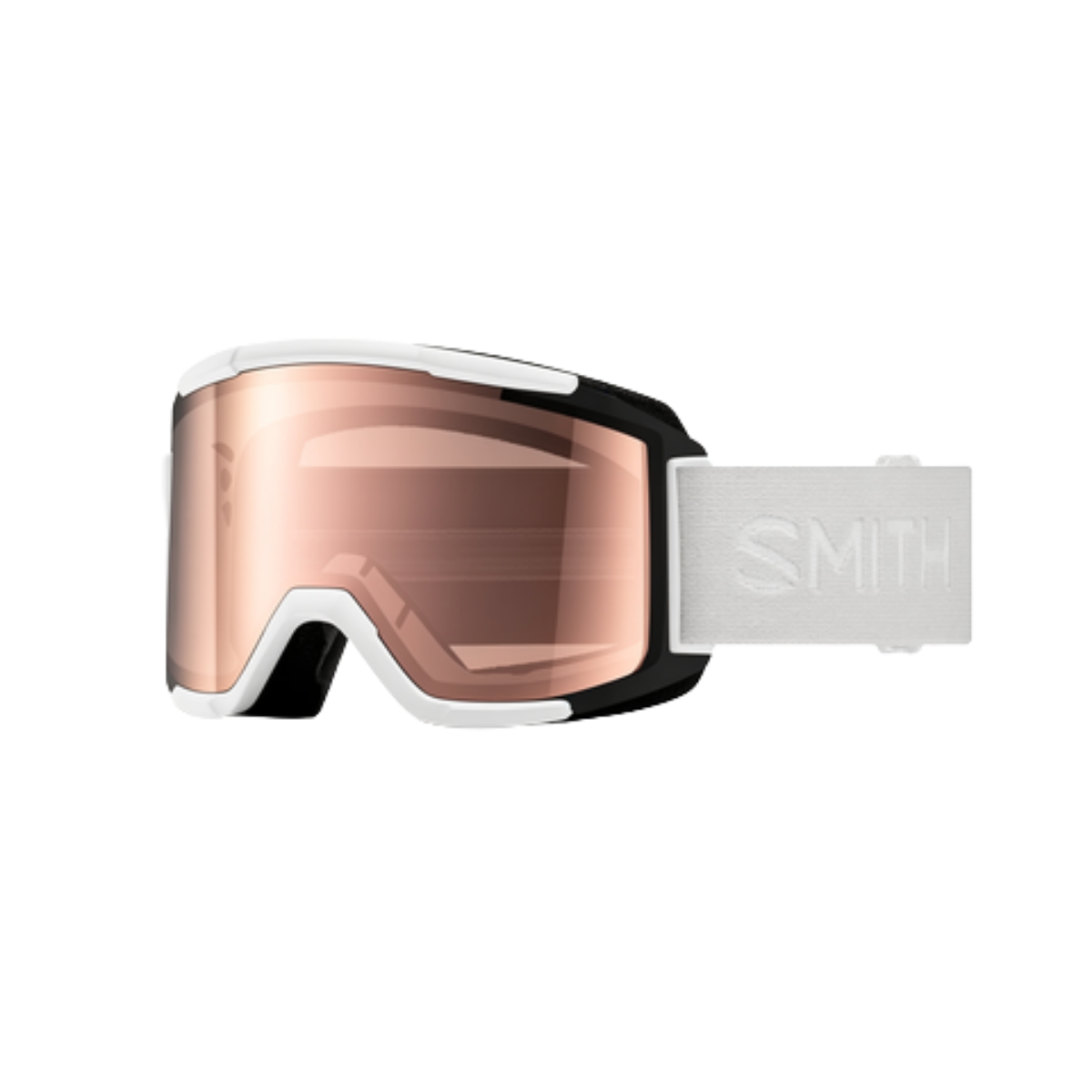 SMITH SQUAD GOGGLE WHITE VAPOR CP ED ROSE GOLD MIRROR
