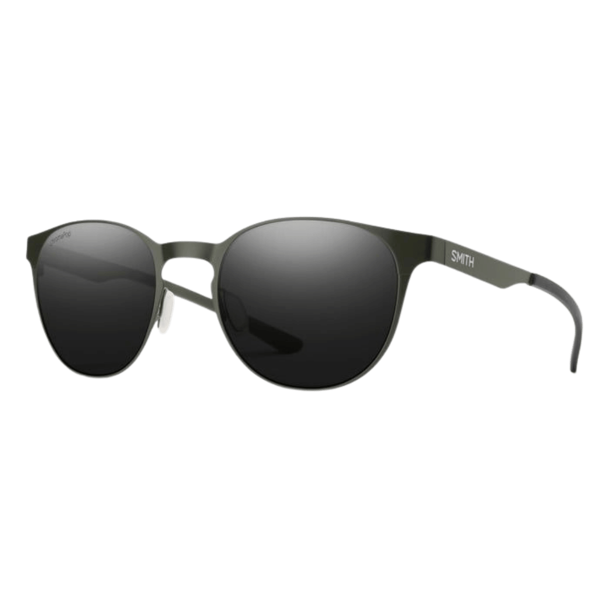 SMITH ADULT UNISEX EASTBANK METAL SUNGLASSES - MATTES MOSS POLARIZE BLACK